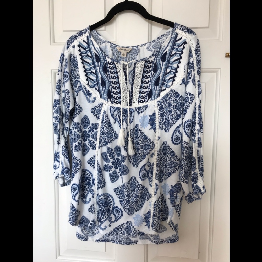 Lucky Brand Women’s Boho top Size Small